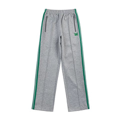 Needles Style Butterfly Embroidered Stripe Track Pants