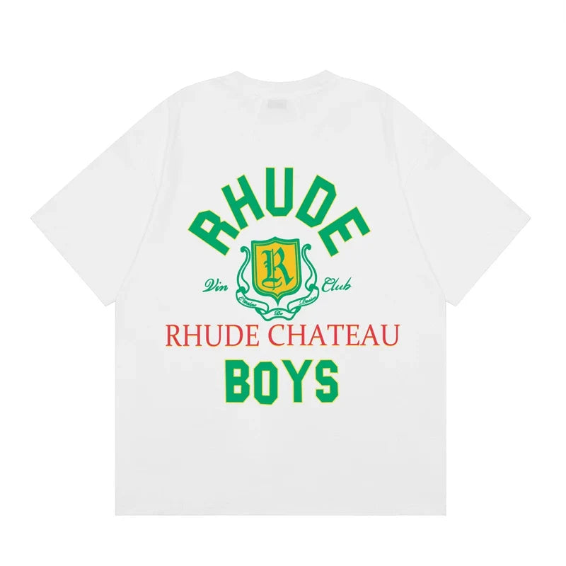 RHUDE High Street Oversized Graphic Pure Cotton T-Shirt