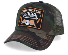 Von Dutch  Retro American Embroidery Mesh Trucker Hat