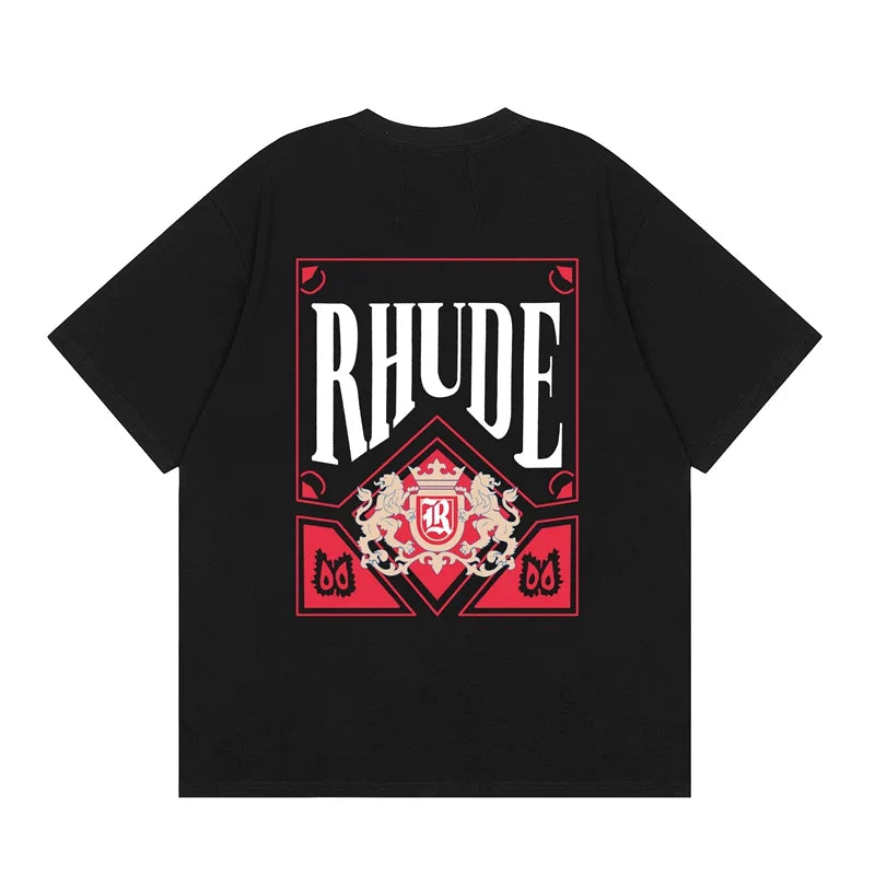 RHUDE High Street Oversized Graphic Pure Cotton T-Shirt