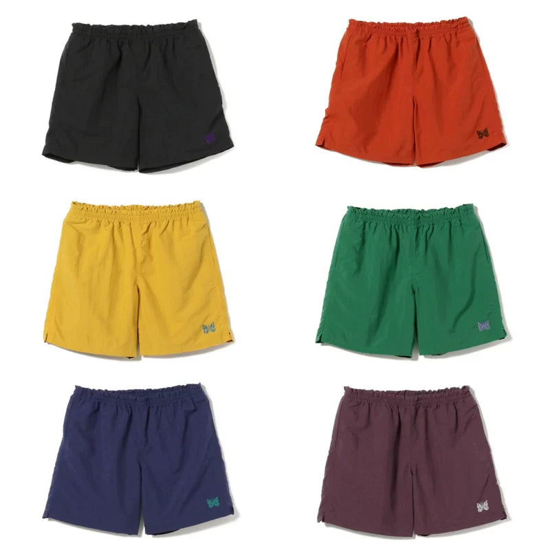 Needles Style Quick Dry Nylon Woven Athletic Shorts