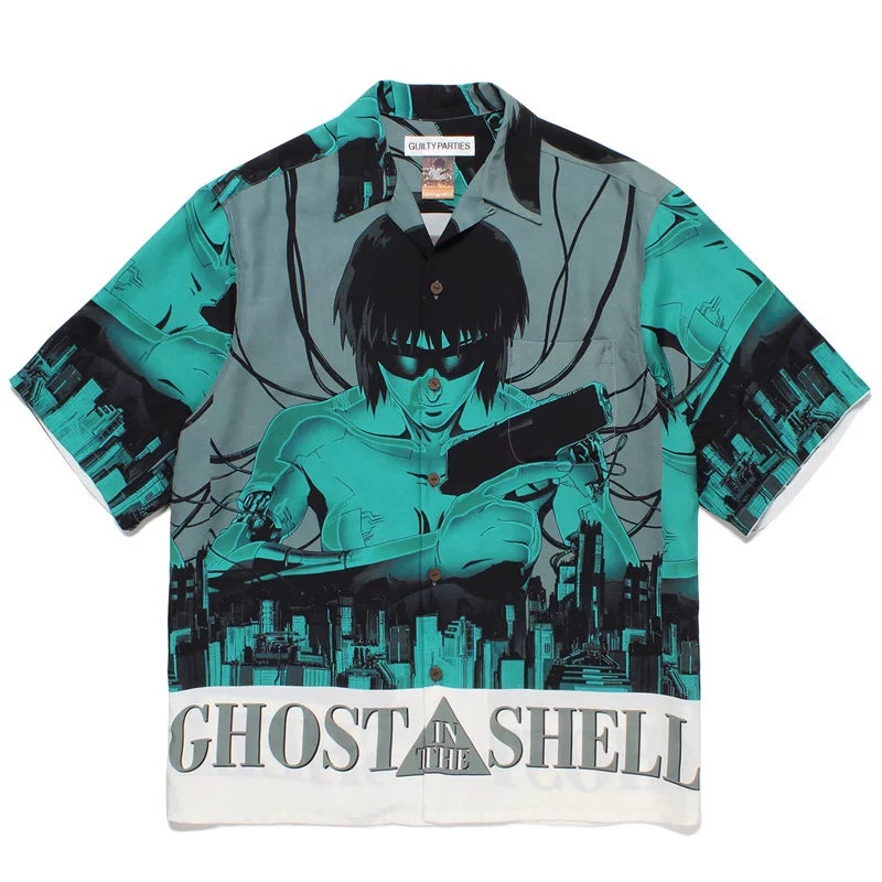 WACKO MARIA tyle Anime Cyberpunk Hawaiian Shirt