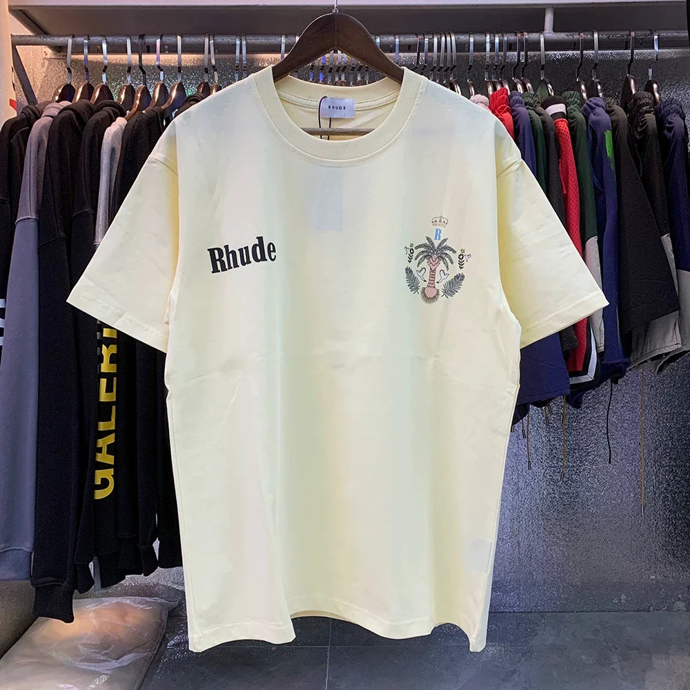 RHUDE Las Palmas Palm Tree Vintage Graphic Tee