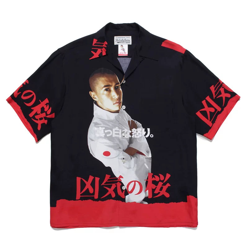 WACKO MARIA tyle Anime Cyberpunk Hawaiian Shirt