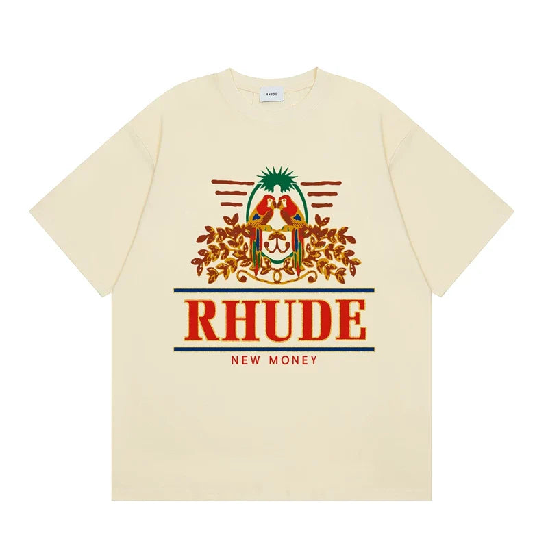 RHUDE High Street Oversized Graphic Pure Cotton T-Shirt