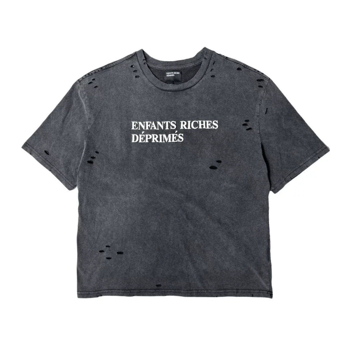 ERD melancholic Distressed Washed Cotton Graphic Tee