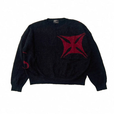 ERD's melancholic Vintage American Jacquard Knit Crewneck Sweater