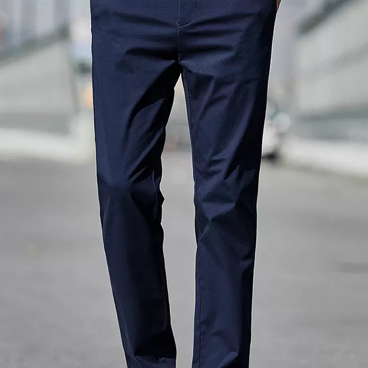 Nautica Style Summer Breathable Cotton Straight Pants
