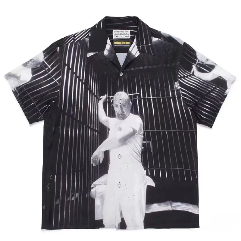 WACKO MARIA tyle Anime Cyberpunk Hawaiian Shirt