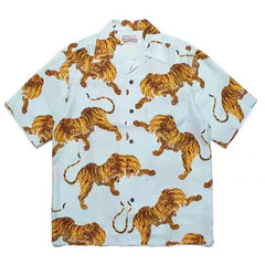 WACKO MARIA  Japanese Dragon Tiger Casual Shirt