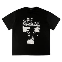 ERD Vintage Oversized Cartoon Graphic Tee Shirt