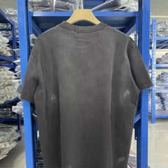 ERD Classic Logo Distressed Washed Grey Tee