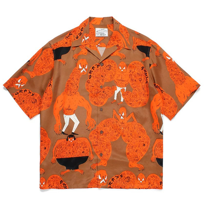 WACKO MARIA × DJ HARVEY HAWAIIAN shirt