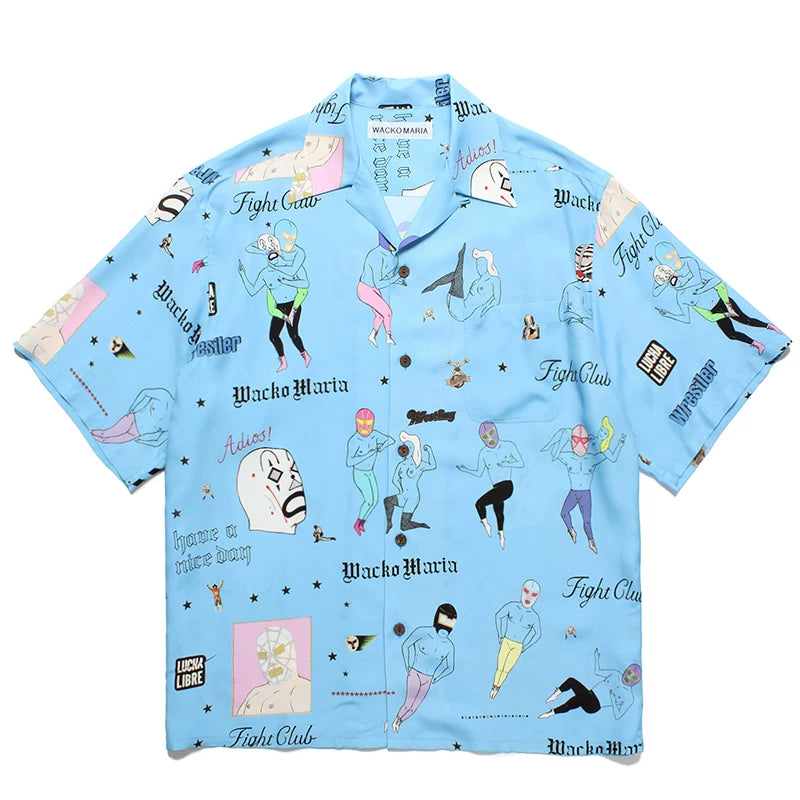 WACKO MARIA Japanese Style Casual Graphic Shirt