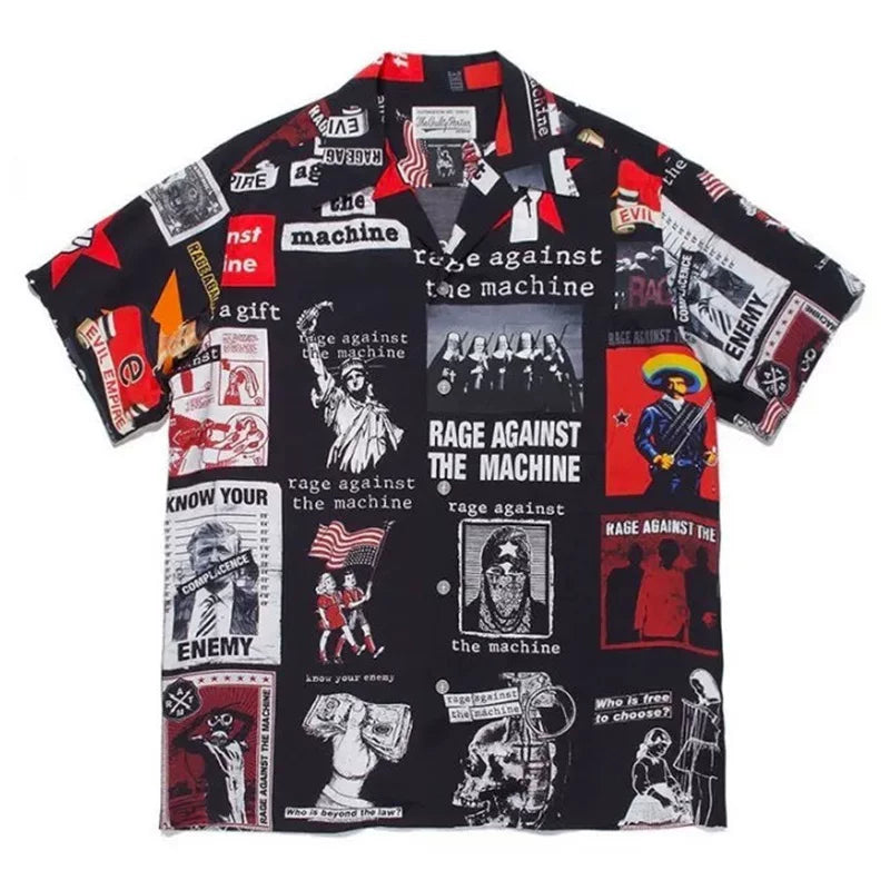 WACKOMARIA 7th Neckface Graffiti Hawaiian Shirt