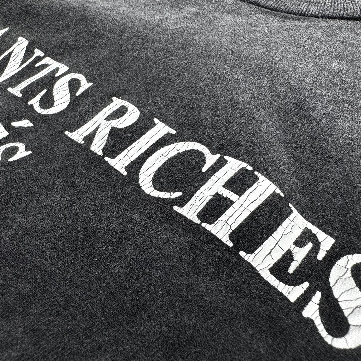 ERD melancholic Distressed Washed Cotton Graphic Tee