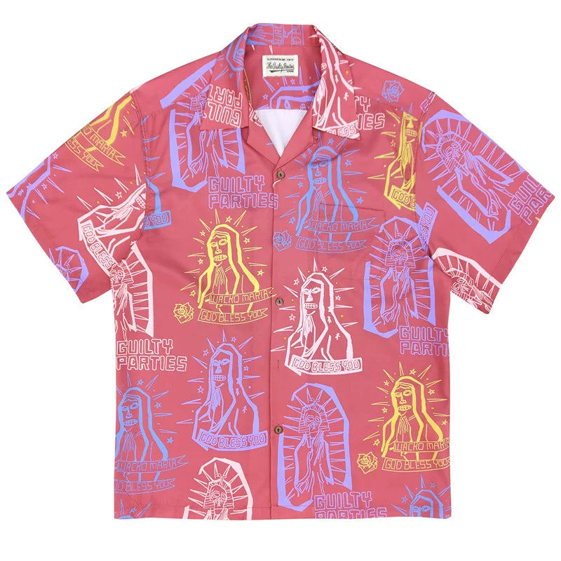 WACKO MARIA 18SS Reaper Eyes Hawaiian Shirt