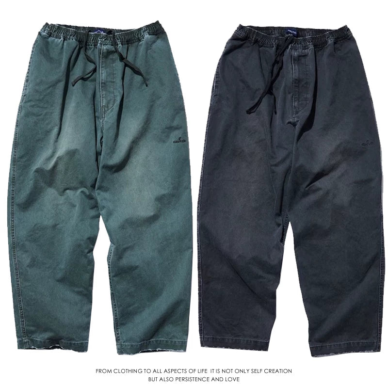 Nautica Japanese Wash Loose Straight Cargo Pants