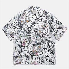 WACKO MARIA  Japanese Dragon Tiger Casual Shirt