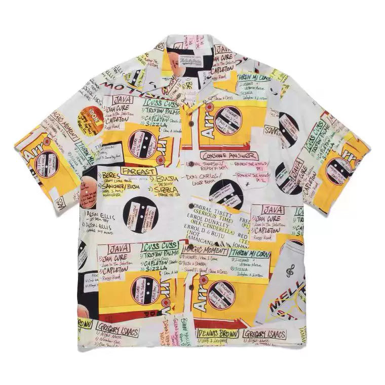 WACKO MARIA Palm Tree Sailing Boat Hawaiian Shirt
