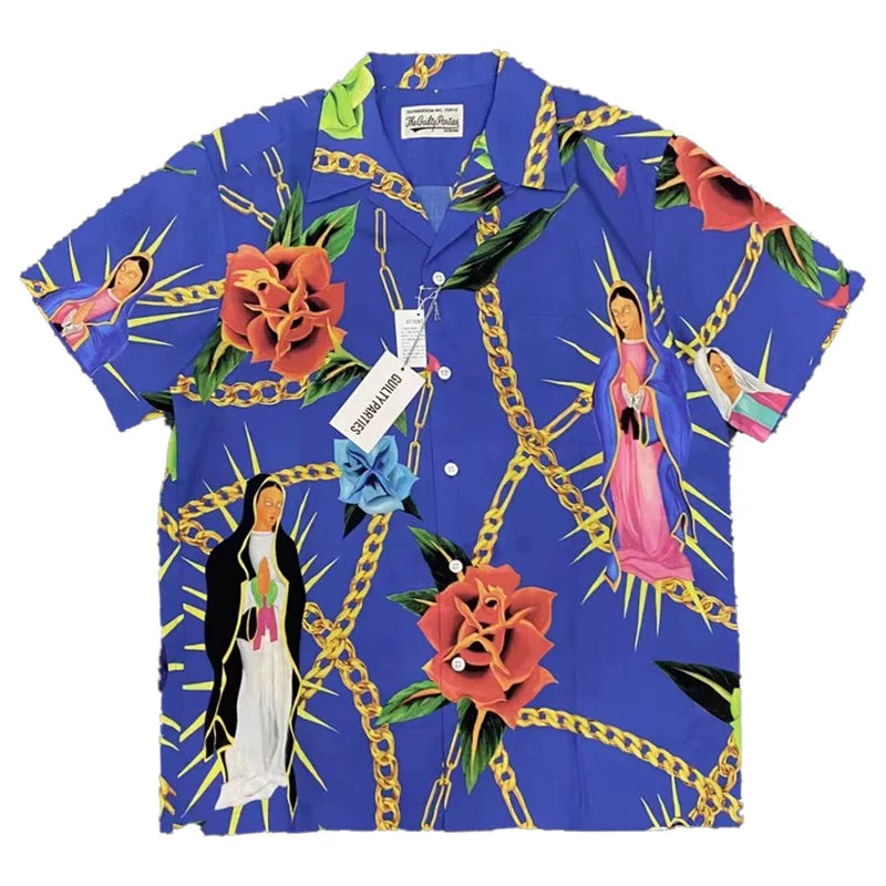 WACKO MARIA 18SS Reaper Eyes Hawaiian Shirt