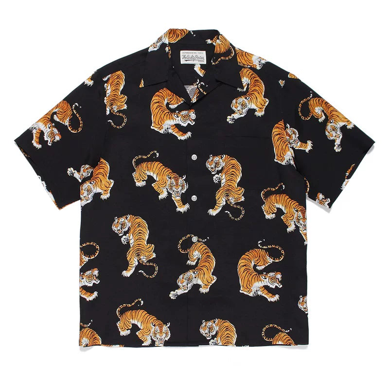 WACKO MARIA  Japanese Dragon Tiger Casual Shirt