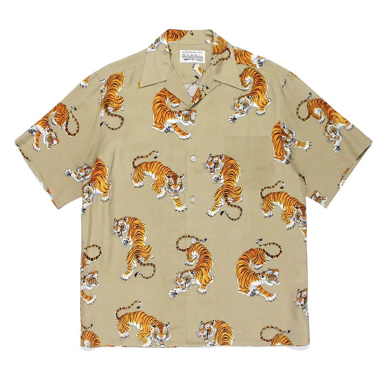 WACKO MARIA  Japanese Dragon Tiger Casual Shirt