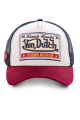 Von Dutch  Retro American Embroidery Mesh Trucker Hat