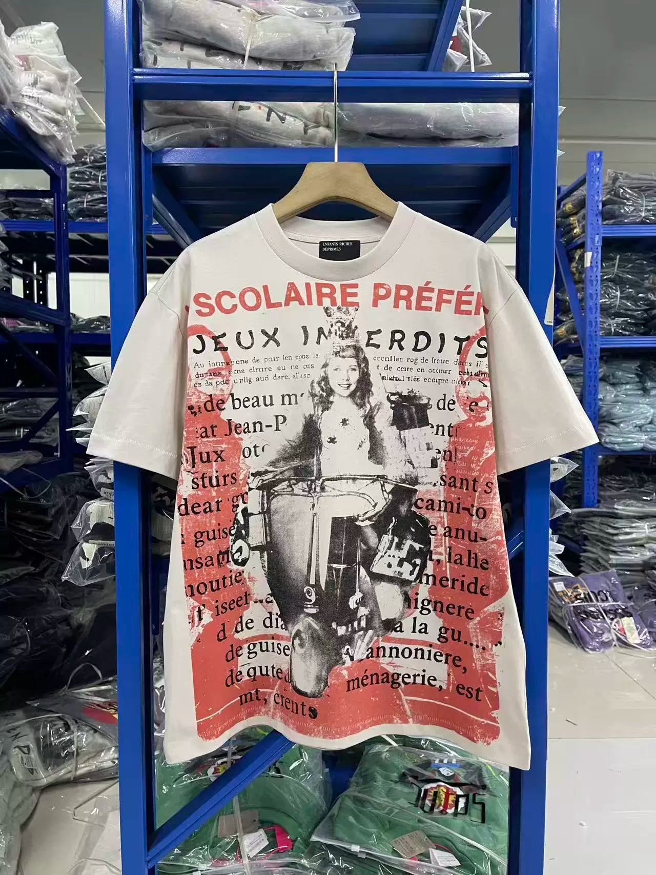 ERD Inspired Retro Rock Band Graphic Cotton Tee