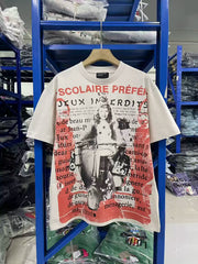 ERD Inspired Retro Rock Band Graphic Cotton Tee