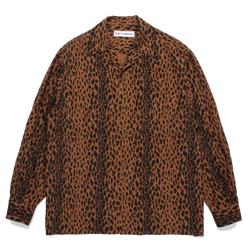 WACKO MARIA World Peace Long Sleeve Rayon Shirt