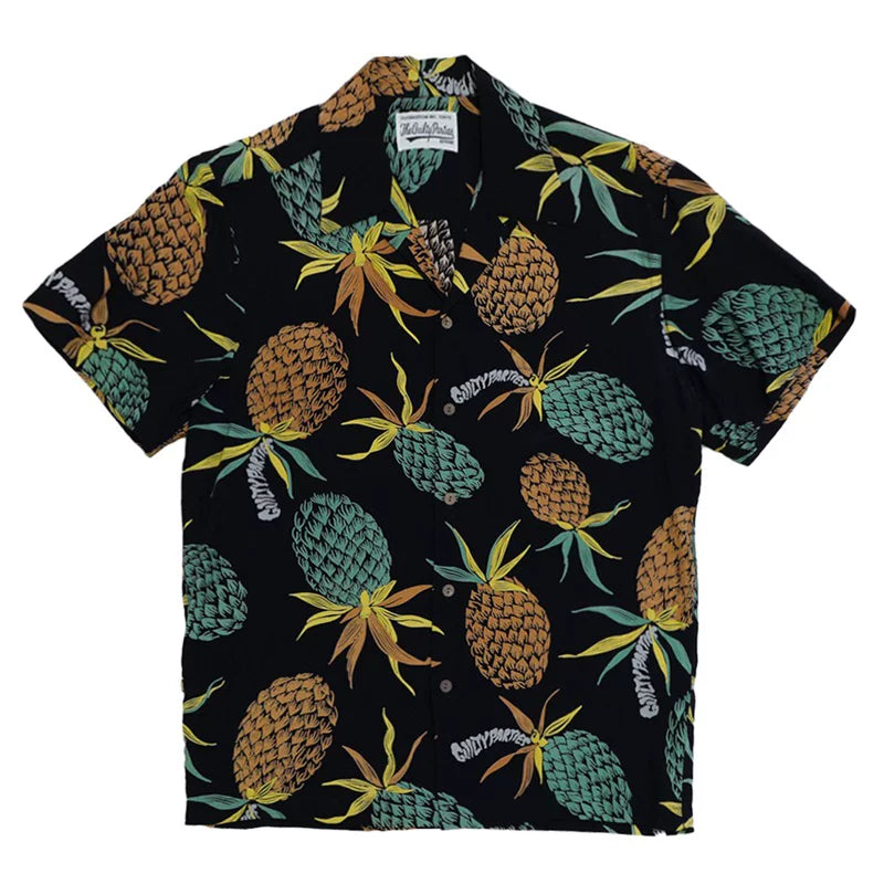 WACKO MARIA 18SS Reaper Eyes Hawaiian Shirt