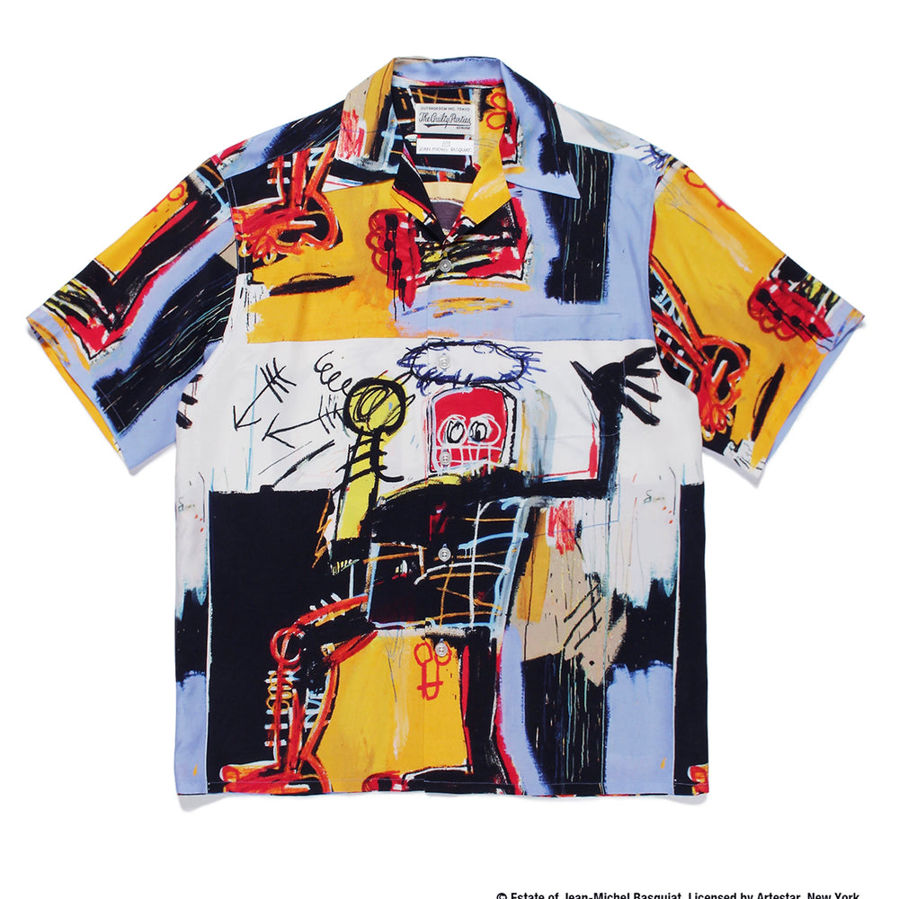 WACKO MARIA Basquiat Graphic Cuban Collar Shirt