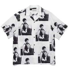 WACKO MARIA Basquiat Graphic Cuban Collar Shirt