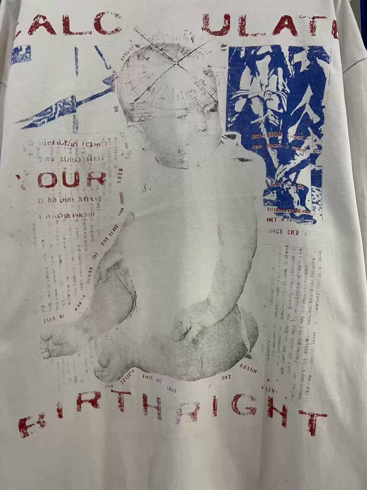 ERD melancholic wealthy second-generation Unisex Oversized Character Graphic Tee