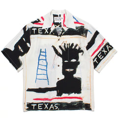 WACKO MARIA Basquiat Graphic Cuban Collar Shirt