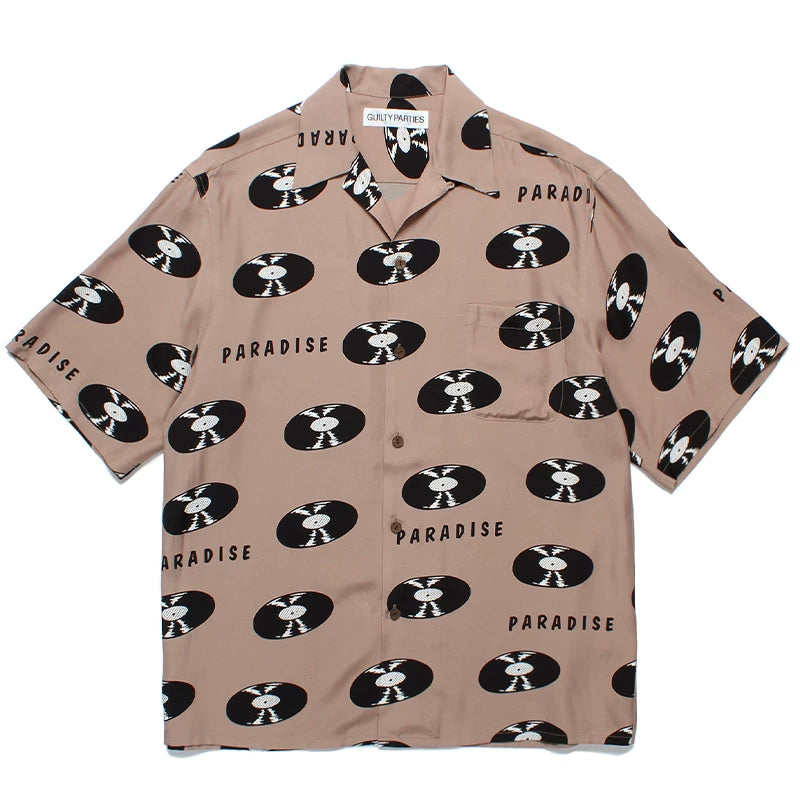 WACKO MARIA Palm Tree Sailing Boat Hawaiian Shirt