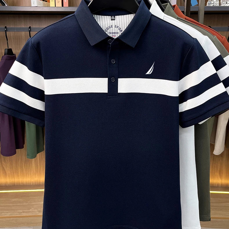 Nautica Techwear Polo Shirt Organic Cotton Active Tee