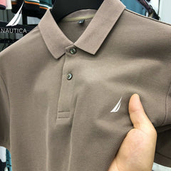 Nautica Style 300g Heavyweight Cotton Polo Shirt