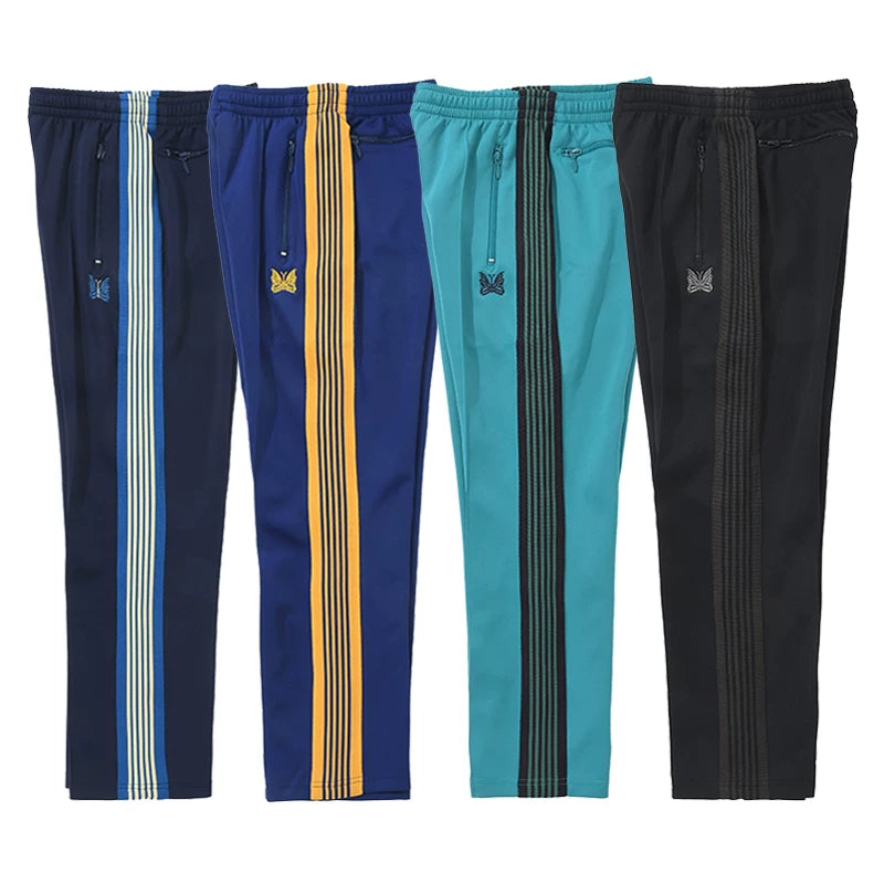 Needles Style Vintage Japanese Streetwear Track Trousers