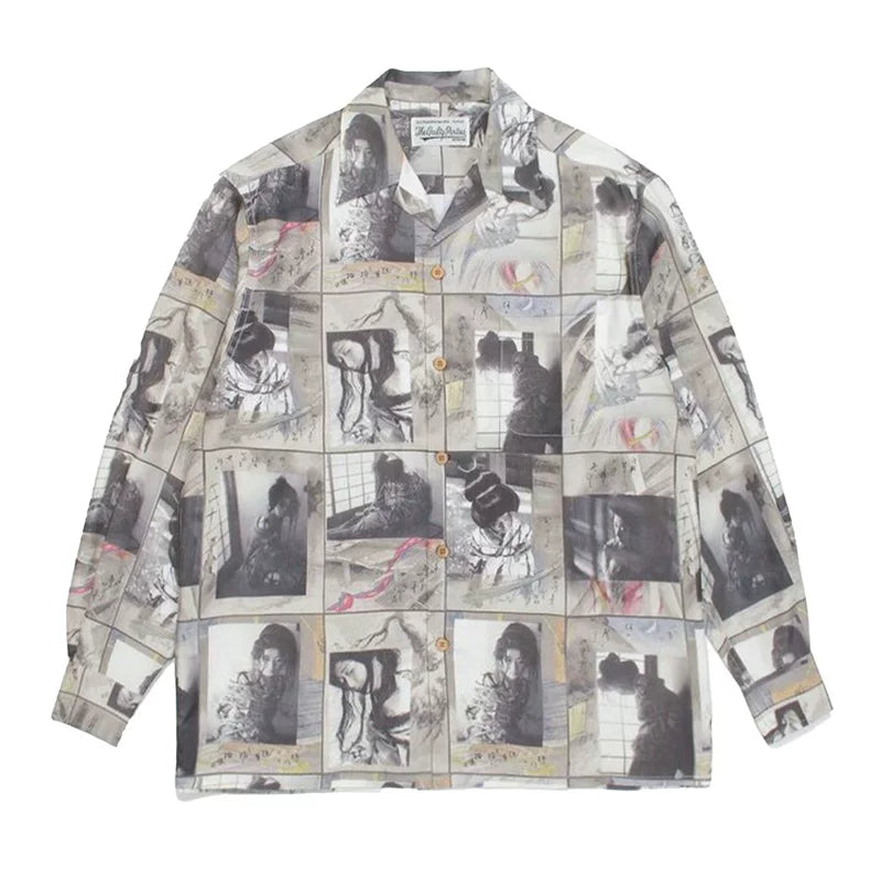 WACKO MARIA Tim Lehi Dragon Skull Long Shirt