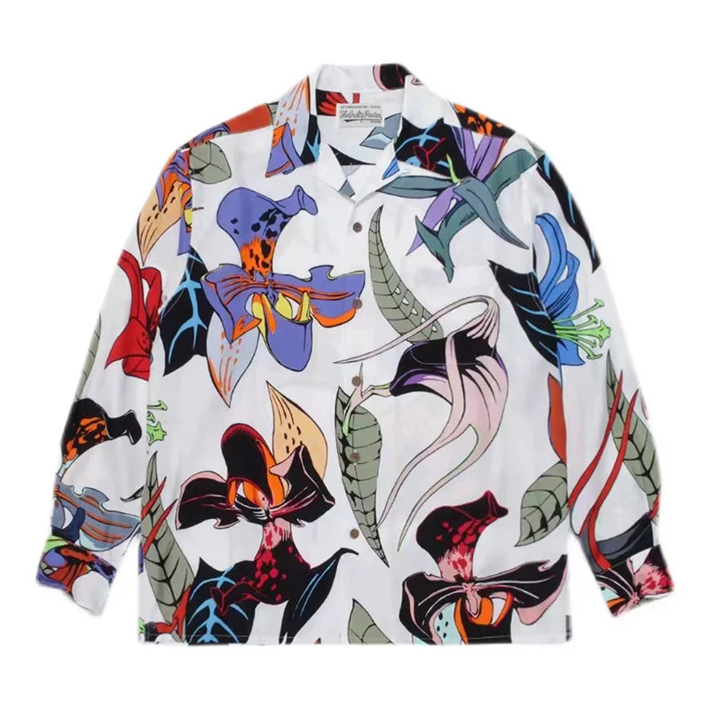 WACKO MARIA Tim Lehi Dragon Skull Long Shirt