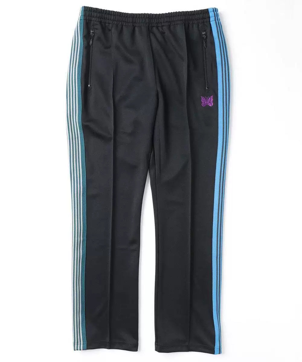 Needles Style Vintage Butterfly Embroidery Striped Track Pants