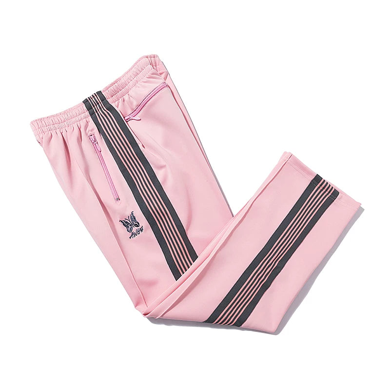 Needles Side Striped Butterfly Embroidered Drawstring Track Pants