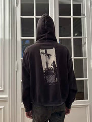 ERD Inspired Artistic Graphic Fleece Zip Up Hoodie