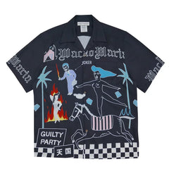 WACKO MARIA × DJ HARVEY HAWAIIAN shirt