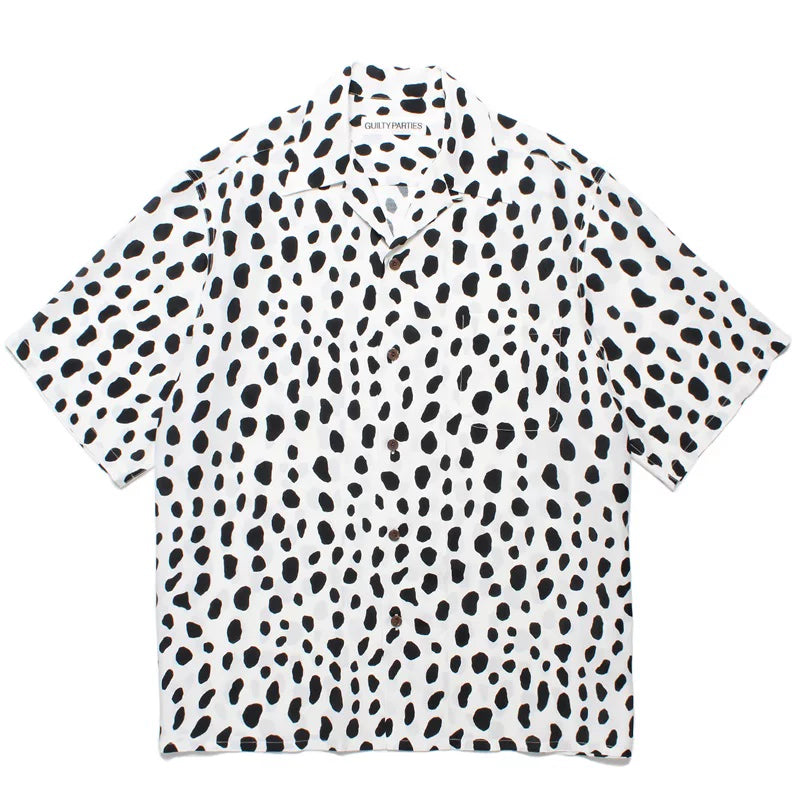 WACKO MARIA Style Leopard Print Hawaiian Shirt
