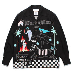 WACKO MARIA World Peace Long Sleeve Rayon Shirt