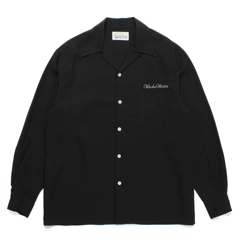 WACKO MARIA DJ Harvey Leopard Palm Tree Long Sleeve Shirt