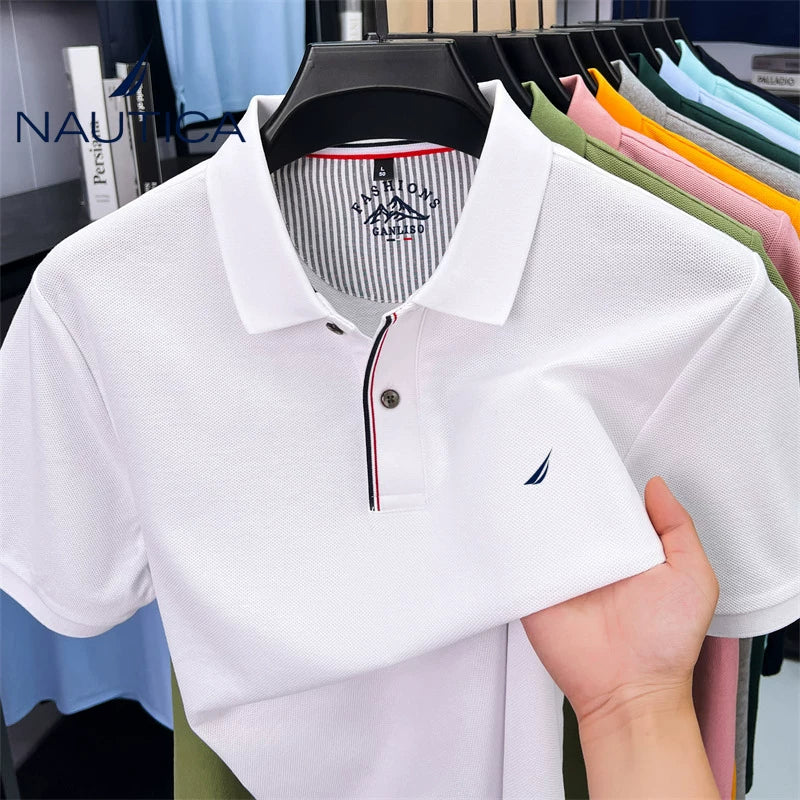 NAUTICA Casual Multi Color Short Sleeve Shirt